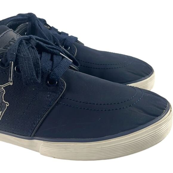 Polo Ralph Lauren Faxon Perforated Sneaker Size 8.5 - Picture 5 of 10